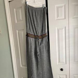 Lucky Brand Wide-Leg Strapless Jumpsuit